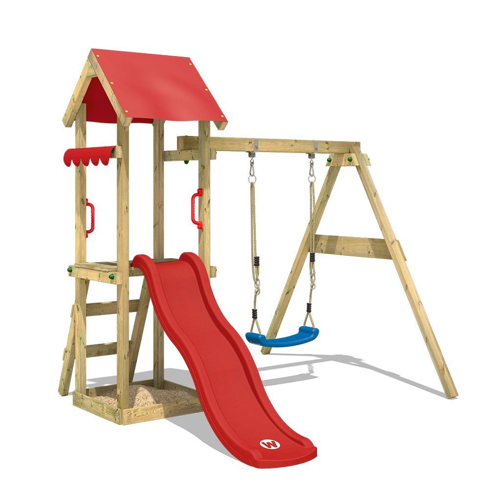 Wickey Spielturm »Klettergerüst TinyWave mit Schaukel & Rutsche