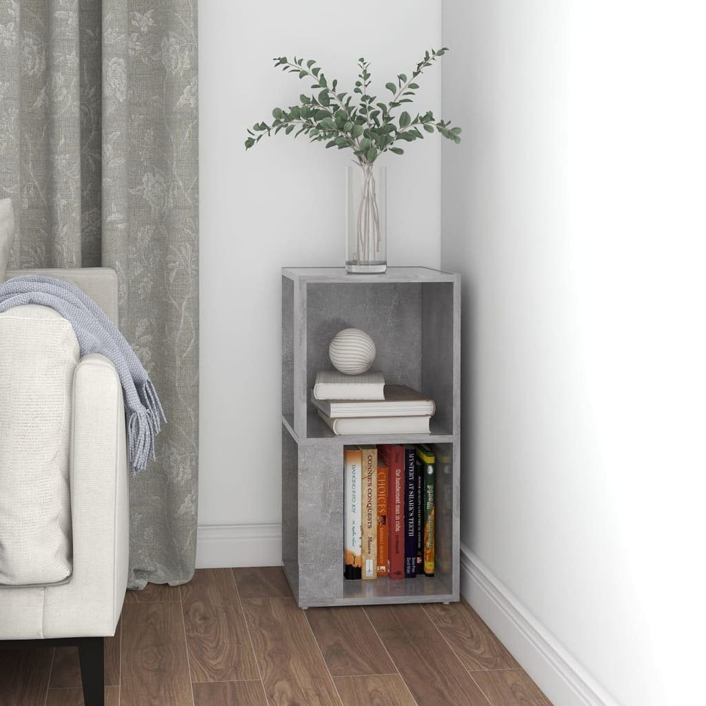 vidaXL Eckregal 33 x 33 x 67 cm Eckregal Betongrau 33x33x67 cm robust und stilvoll für