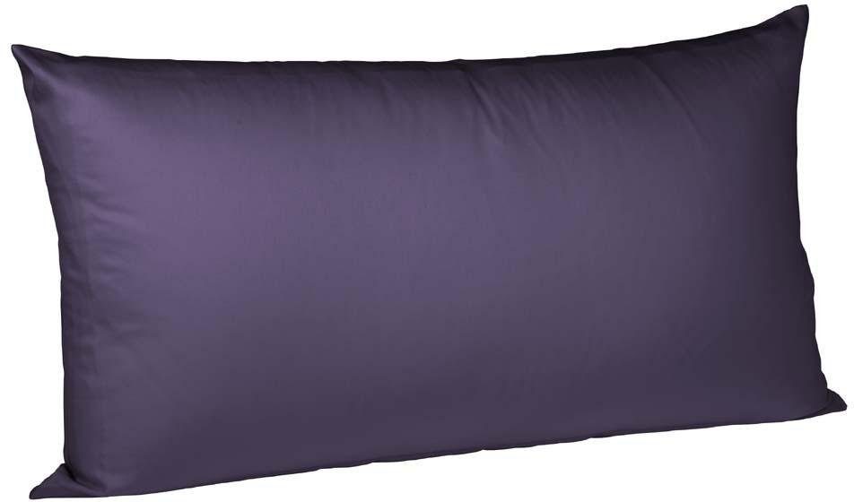 fleuresse Kissenbezug Colours Mako Satin, 100% Baumwolle, mit Reißverschluss, (2 Stück), Mako Satin, glänzend, glatt, Premium Qualität