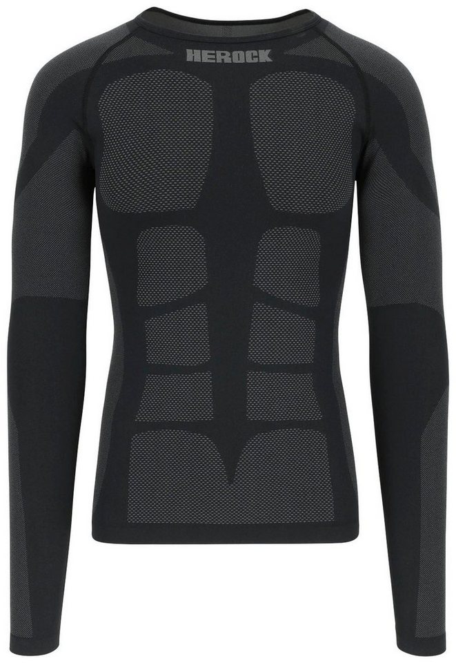 Herock Funktionsshirt Nikos Thermal T-Shirt Langärmlig Thermal-Unterhemd,  eng anpassend und tailliert, schnell trocknend