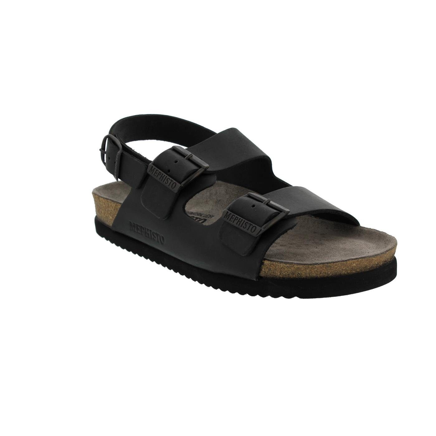 Mephisto Mephisto Nardo, Herrensandale, Scratch 3400 (Glattleder), schwarz N182 Sandale