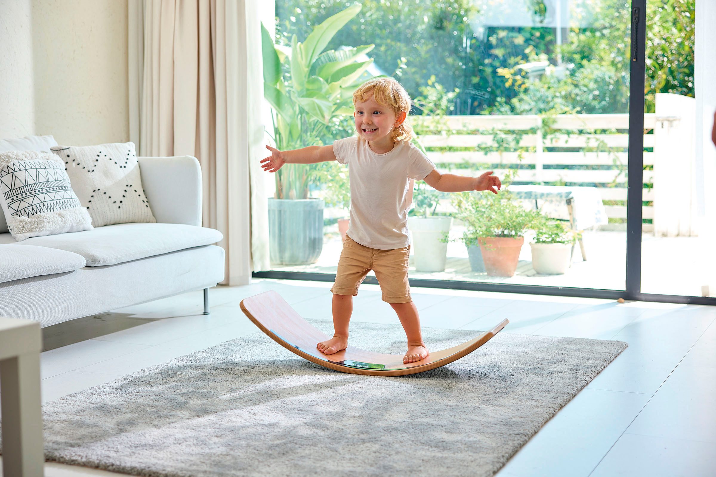 Hape Balanceboard Intelligentes Balance Board, mit Licht und Sound