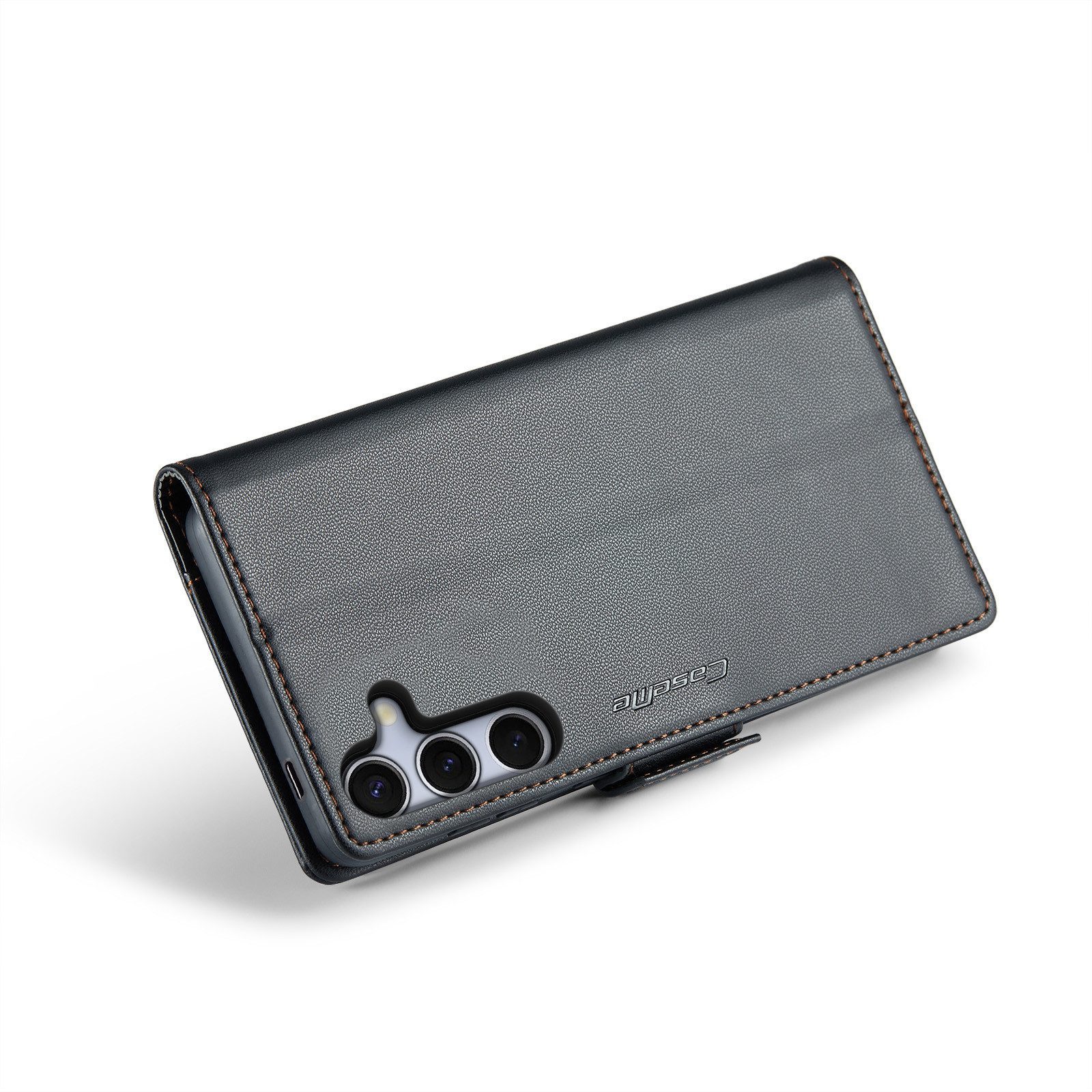 CLM-Tech Handytasche für Samsung Galaxy A27 5G PU Leder Klapphülle (1-tlg., schwarz), Magnetverschluss, RFID-Blockierung – Bild 5 von 5