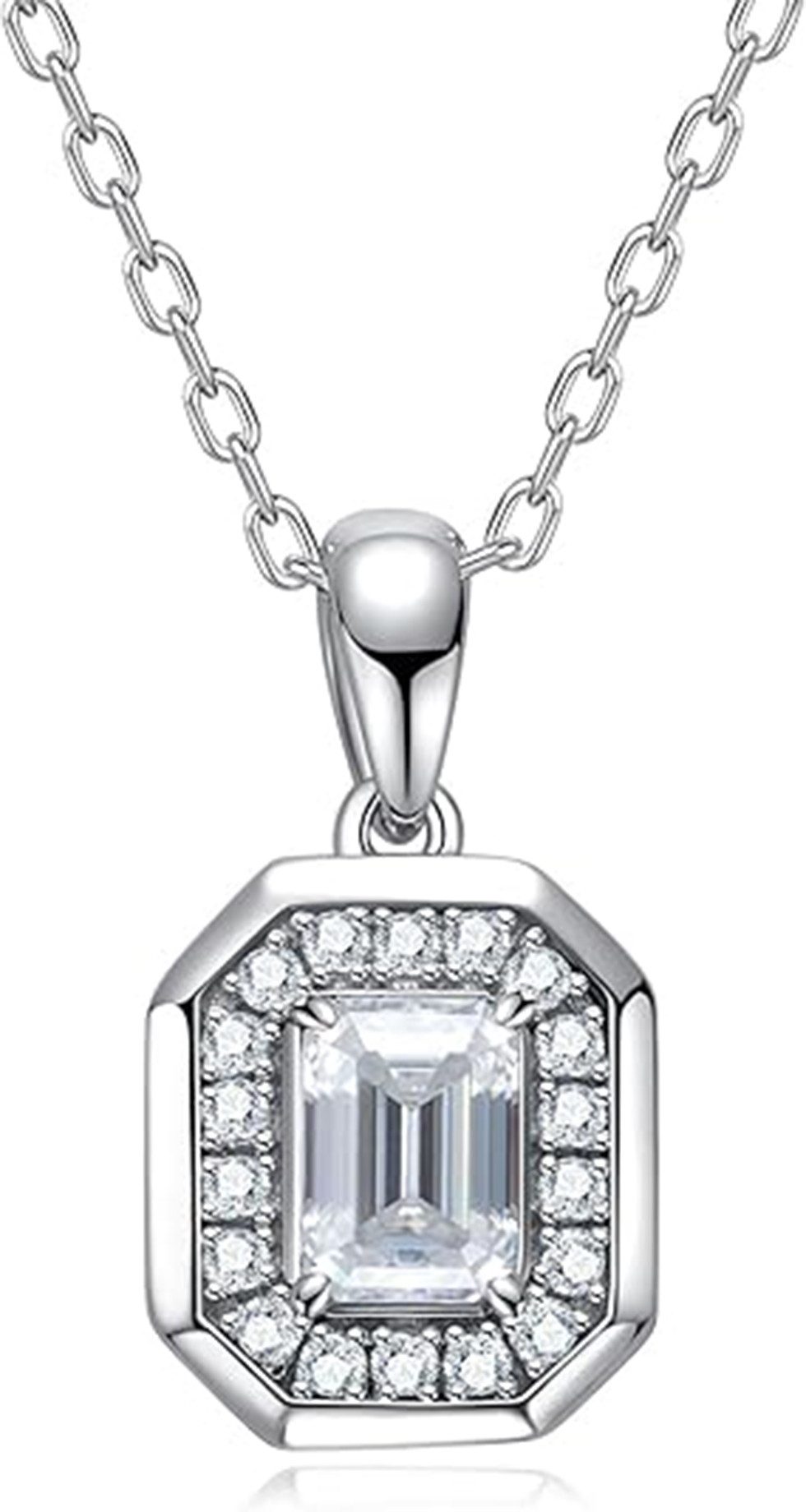 Jumpeak Kette mit Anhänger halskette gold,Halsketten für Männer und Frauen,halskette,Diamantkette, Valentinstagsgeschenk,Jubiläumsgeschenk,Geschenk für meine Geliebte