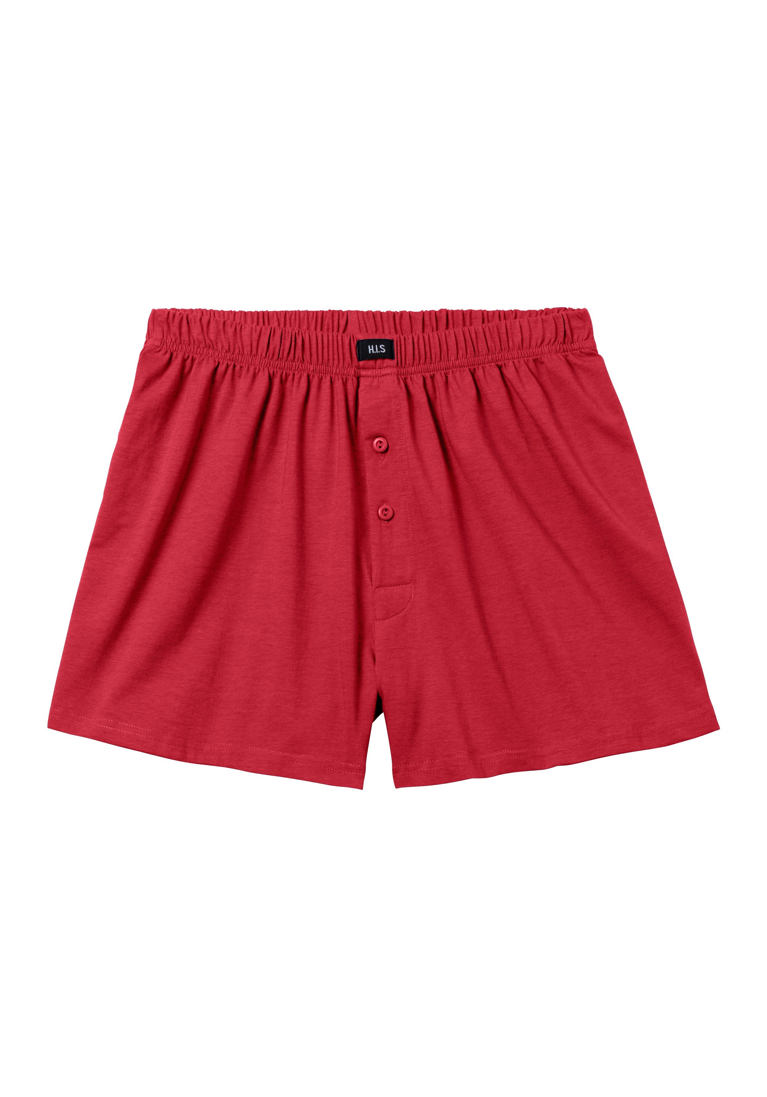 H.I.S Weiter Boxer Herren Boxer (Packung, 5-St) weite Passform, Komfortbund, aus Baumwoll-Stretch