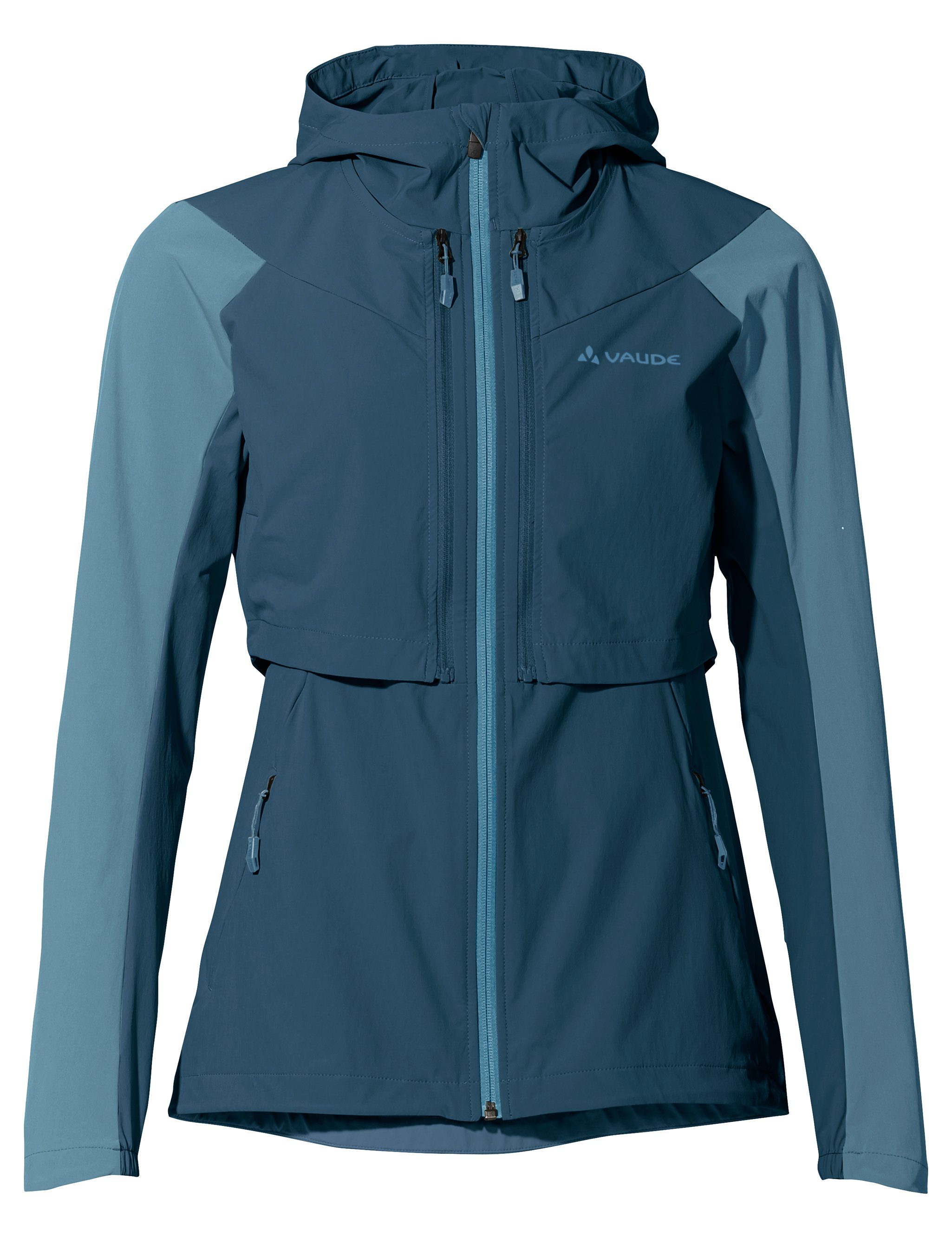 VAUDE Outdoorjacke Women's Moab ZO Jacket (1-St) Klimaneutral kompensiert