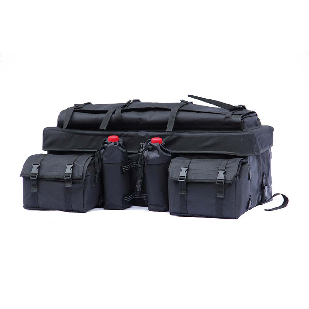 Bagtecs Reisetasche 2x Quad ATV Hecktasche # QB2 Gepäcktasche Topcase schwarz Spar-Set