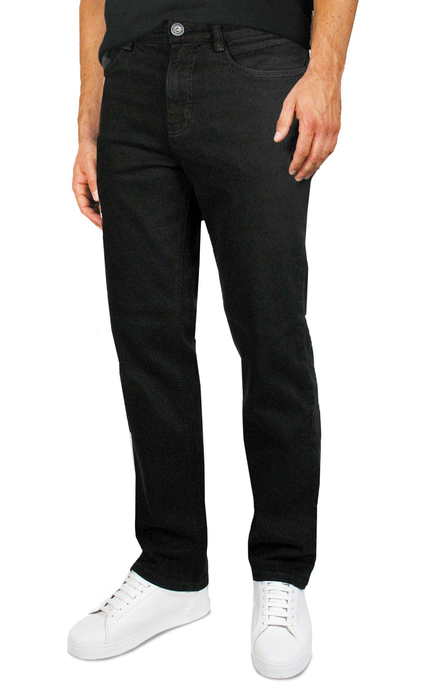 Paddock's 5-Pocket-Jeans Ranger Motion & Comfort Stretch Denim black