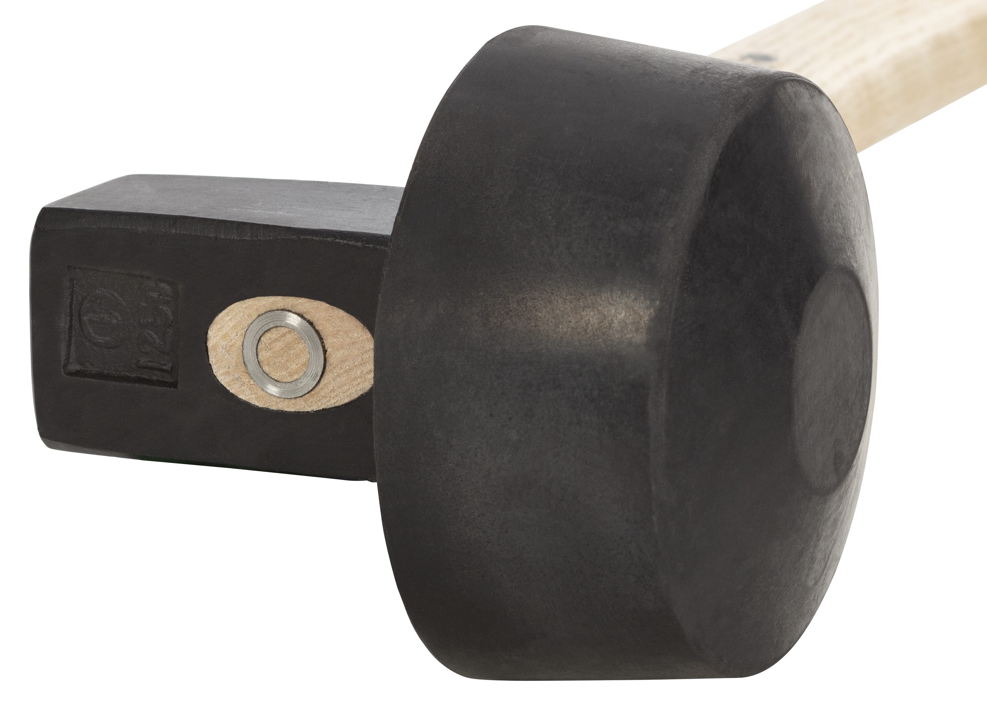 Hammer RUTHE Plattenlegehammer 1.250g vulkanisiert mit Eschenstiel