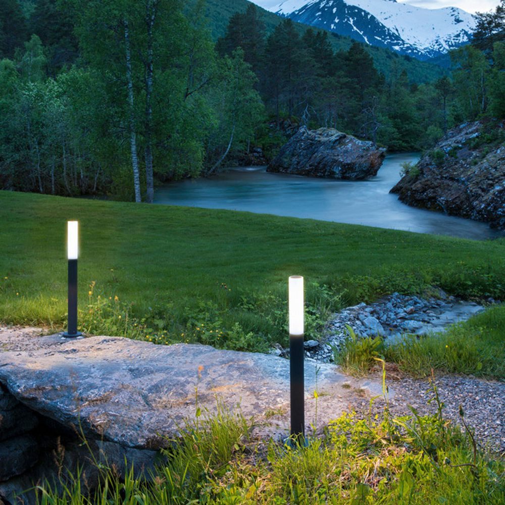 SLV Außen-Stehlampe LED Wegeleuchte Aponi, anthrazit, 3000K, IP65, LED