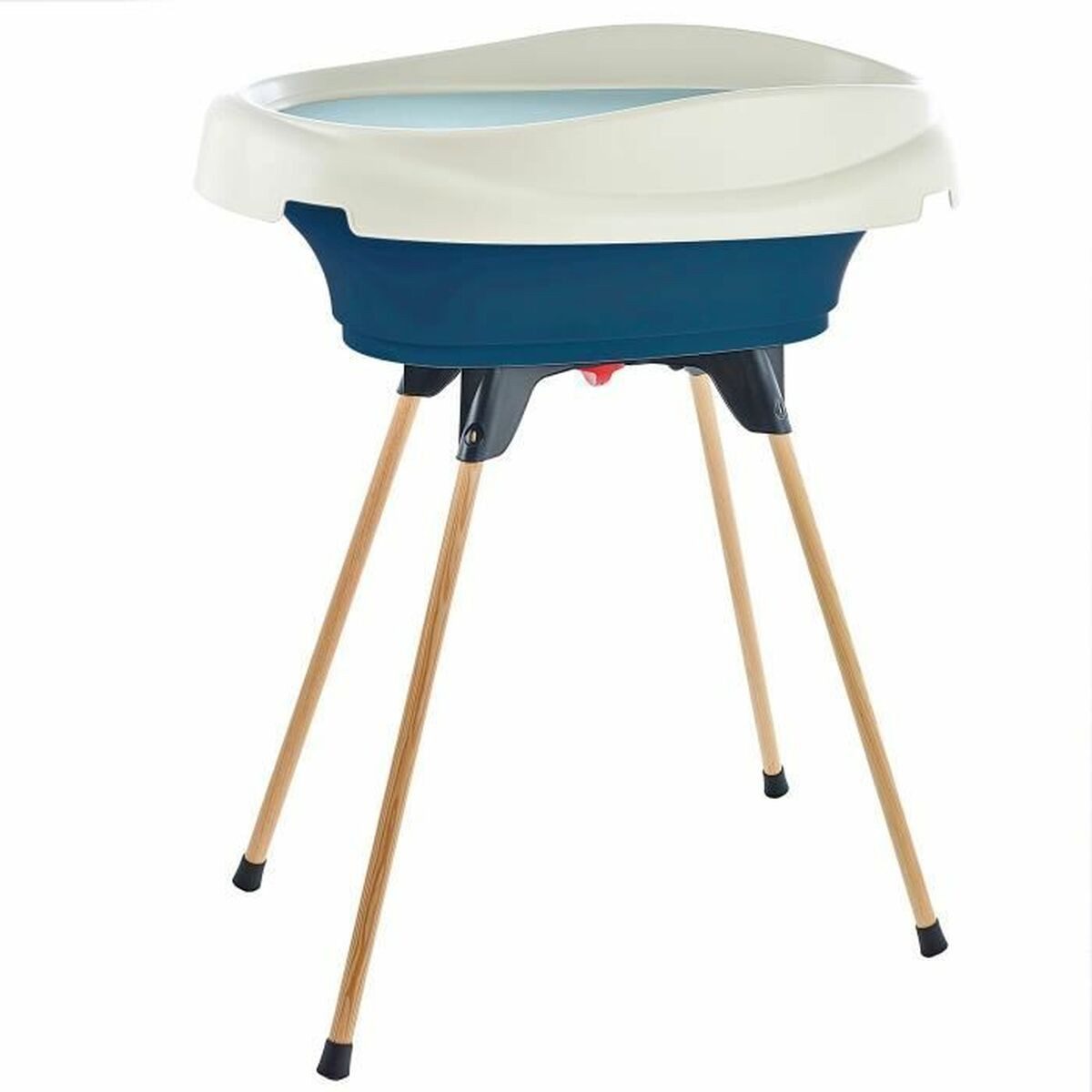 Bigbuy Babybadewanne Wickelkommode 2 in 1 Badewanne Dunkelblau