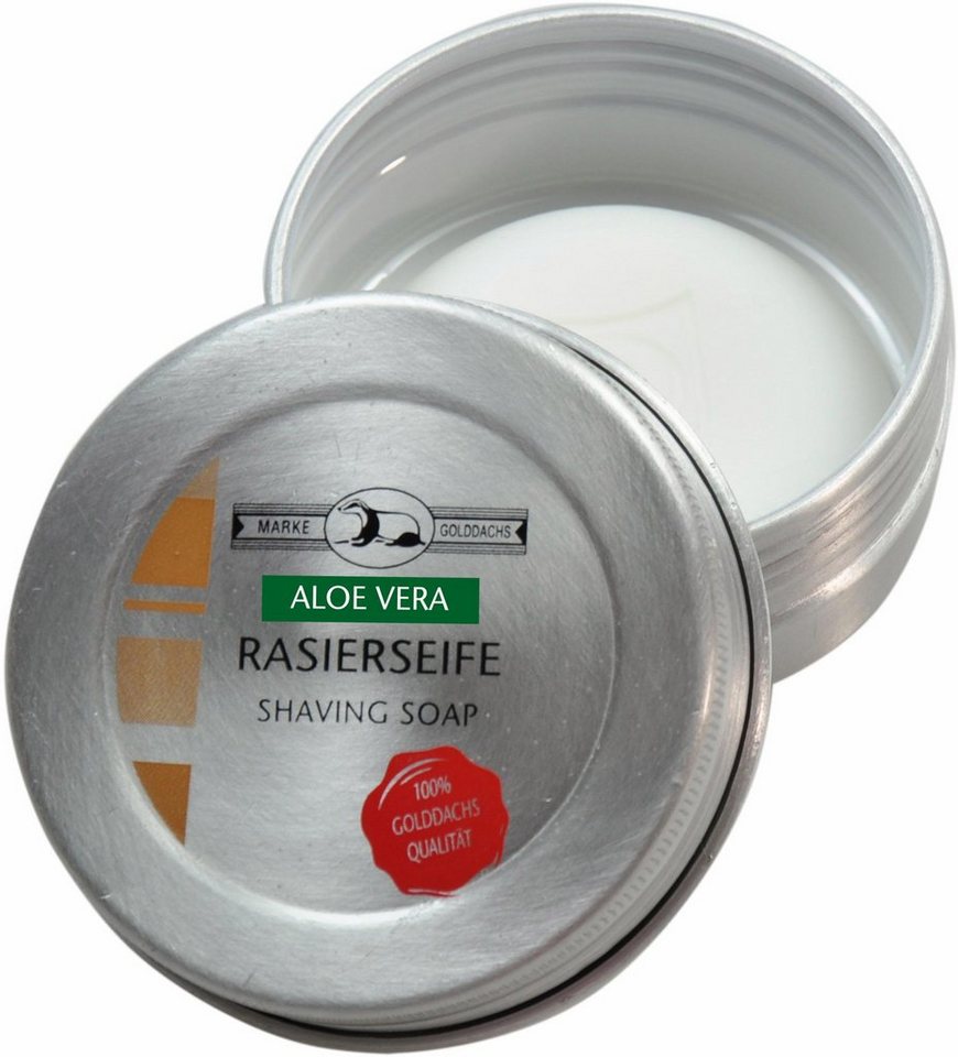 ideal Golddachs Haar das Rasur die Aloe vor Rasierseife Erfrischt Vera, und bereitet auf