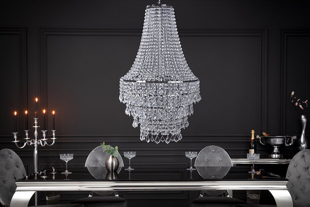 riess-ambiente Kronleuchter ROYAL XL 105cm transparent, ohne Leuchtmittel, günstig online kaufen