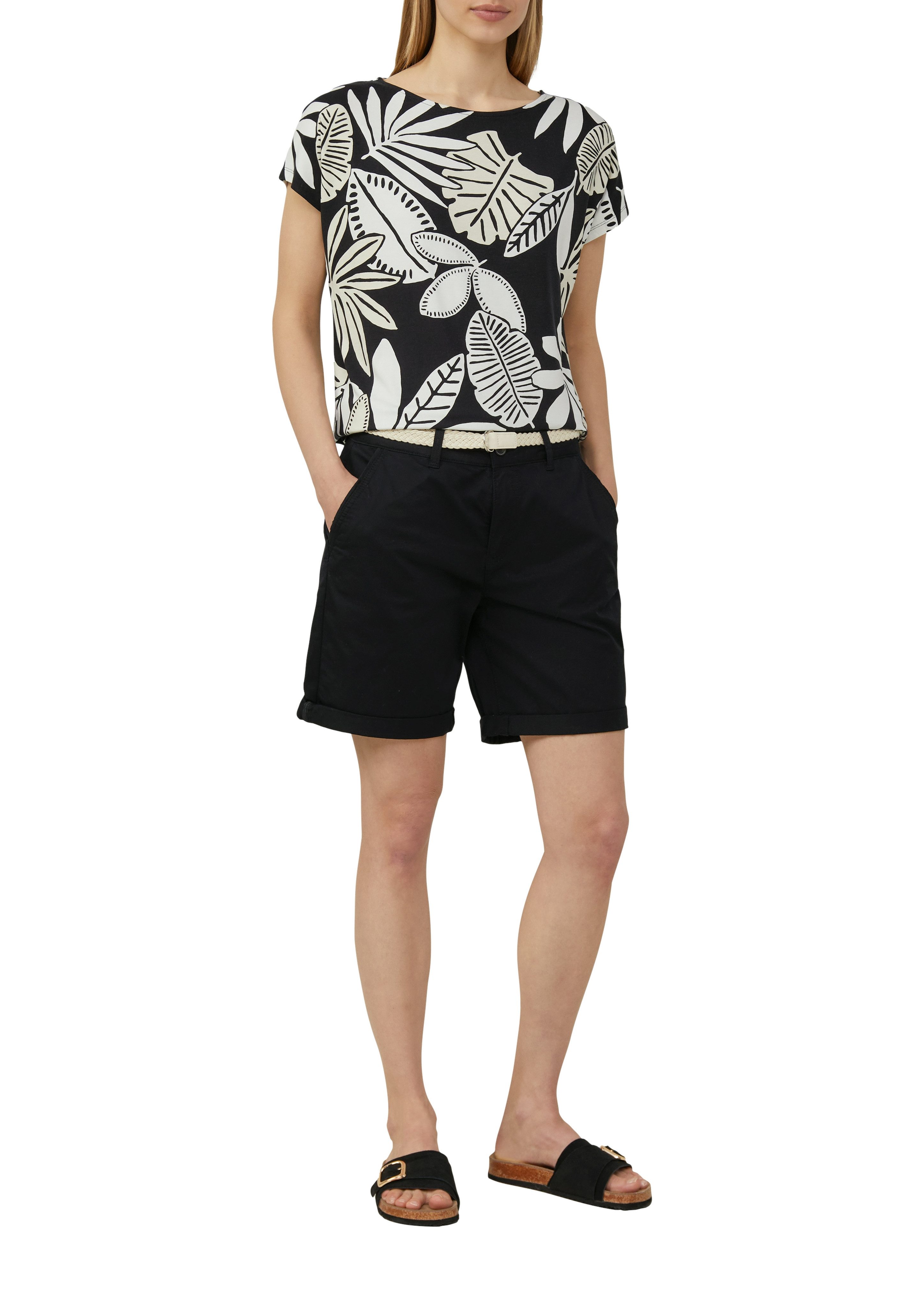 s.Oliver T-Shirt mit All-Over Print günstig online kaufen