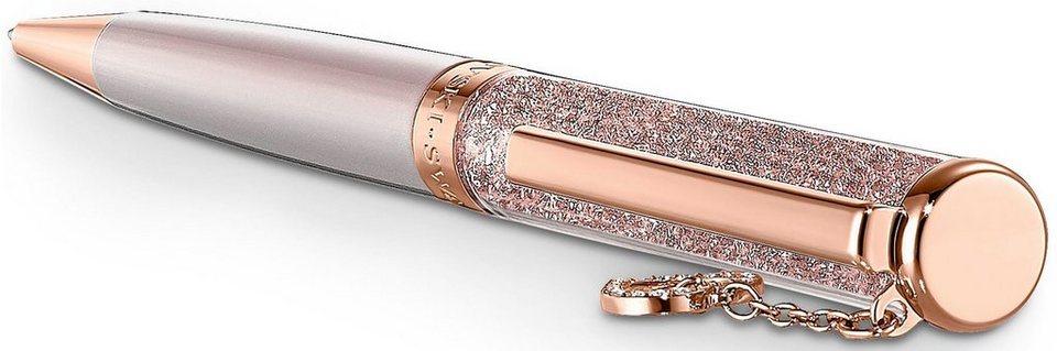 Swarovski Drehkugelschreiber Crystalline, (1-tlg), mit Swarovski® Kristallen,  Romantische Stilsicherheit beweisen mit diesem edlen Schreibgerät