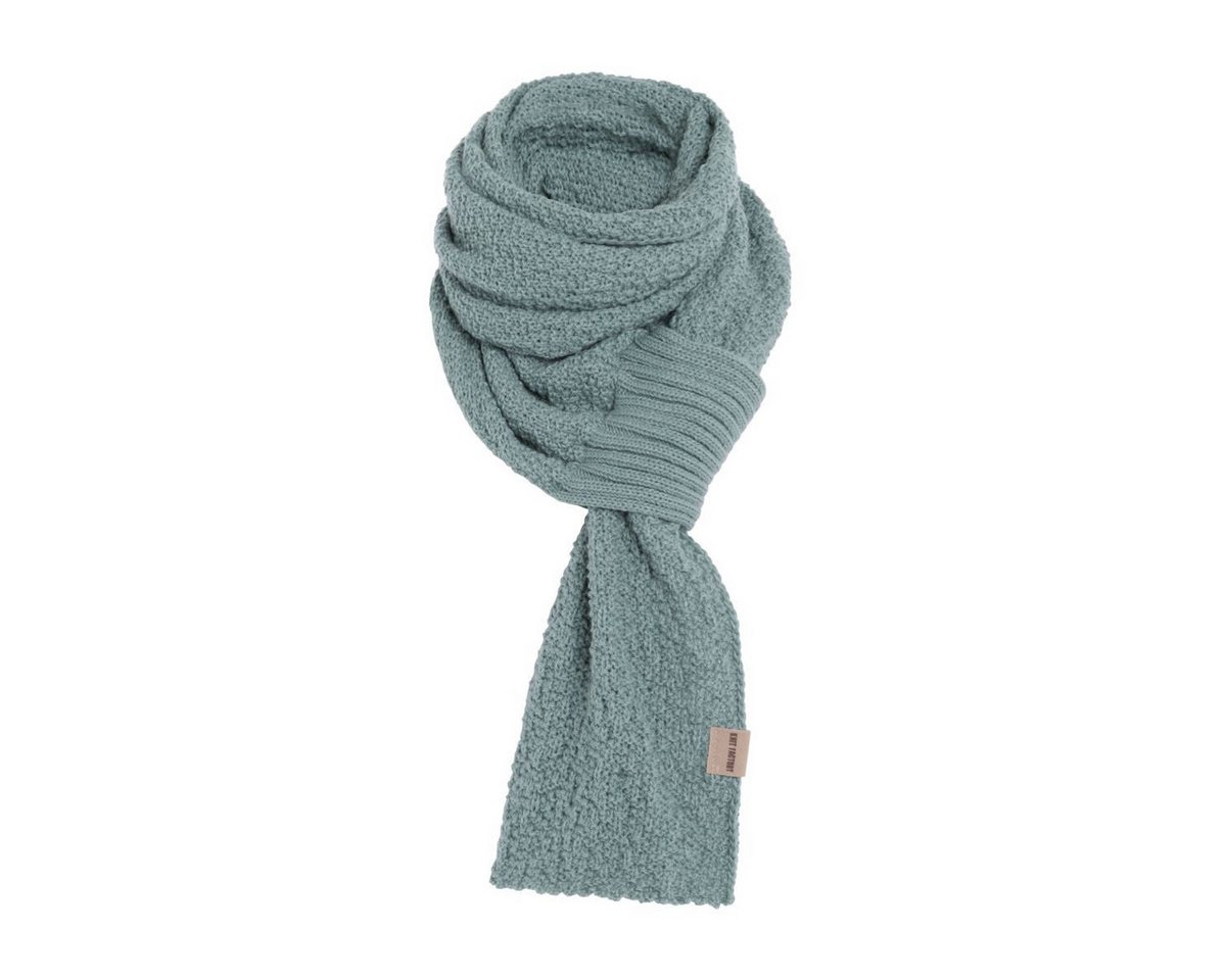 Knit Factory Strickschal Haze Schal Stone Green, (1-St), Schal Halstuch Dreiecksschal Tuch Strickmode