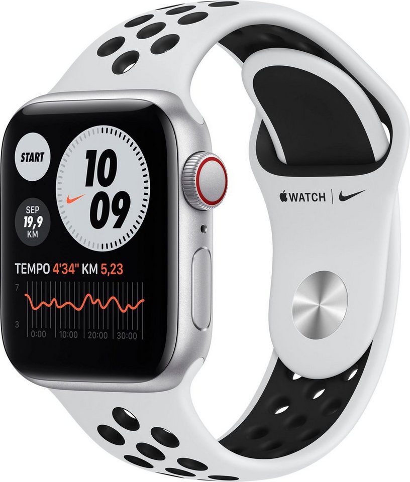 Apple Nike SE GPS + Cellular, Aluminiumgehäuse mit Nike Sportarmband 40mm Watch (inkl