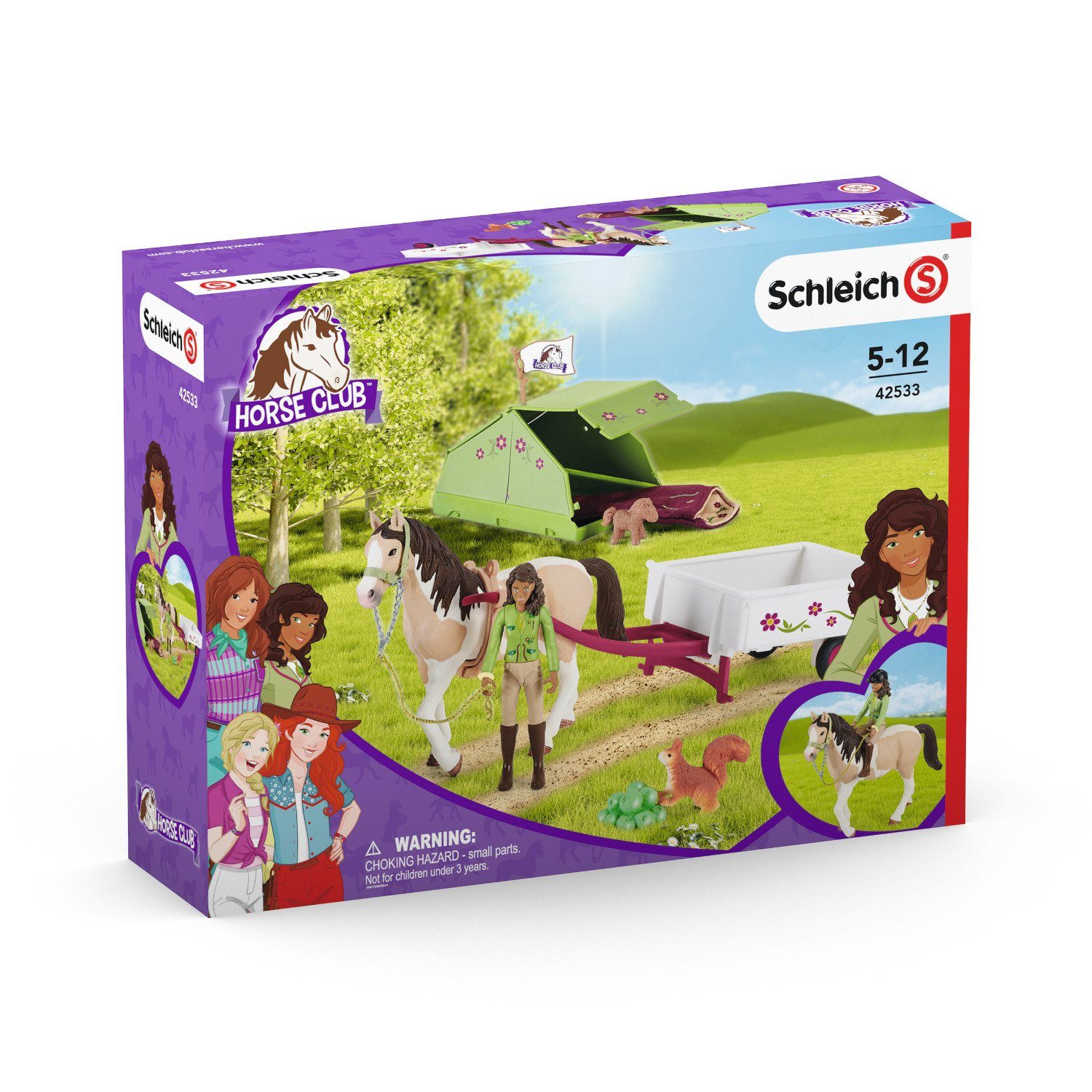 der Club und Campingausflug Horse SLH42533, Schleich® Spielwelt Sarah