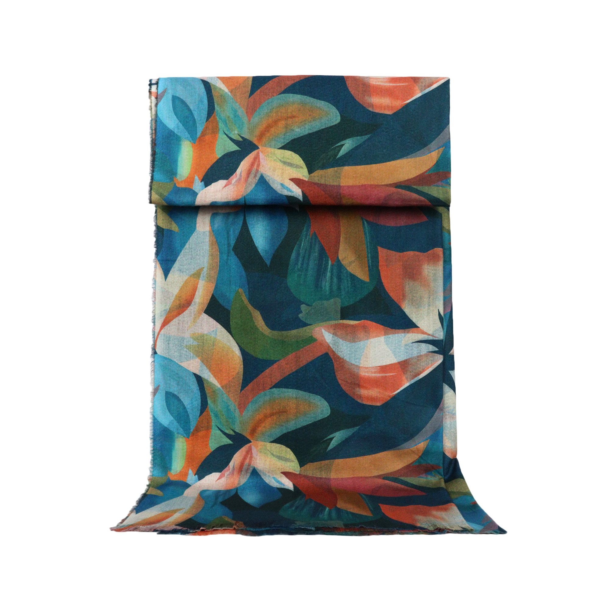 Modeschal Flamingoblume