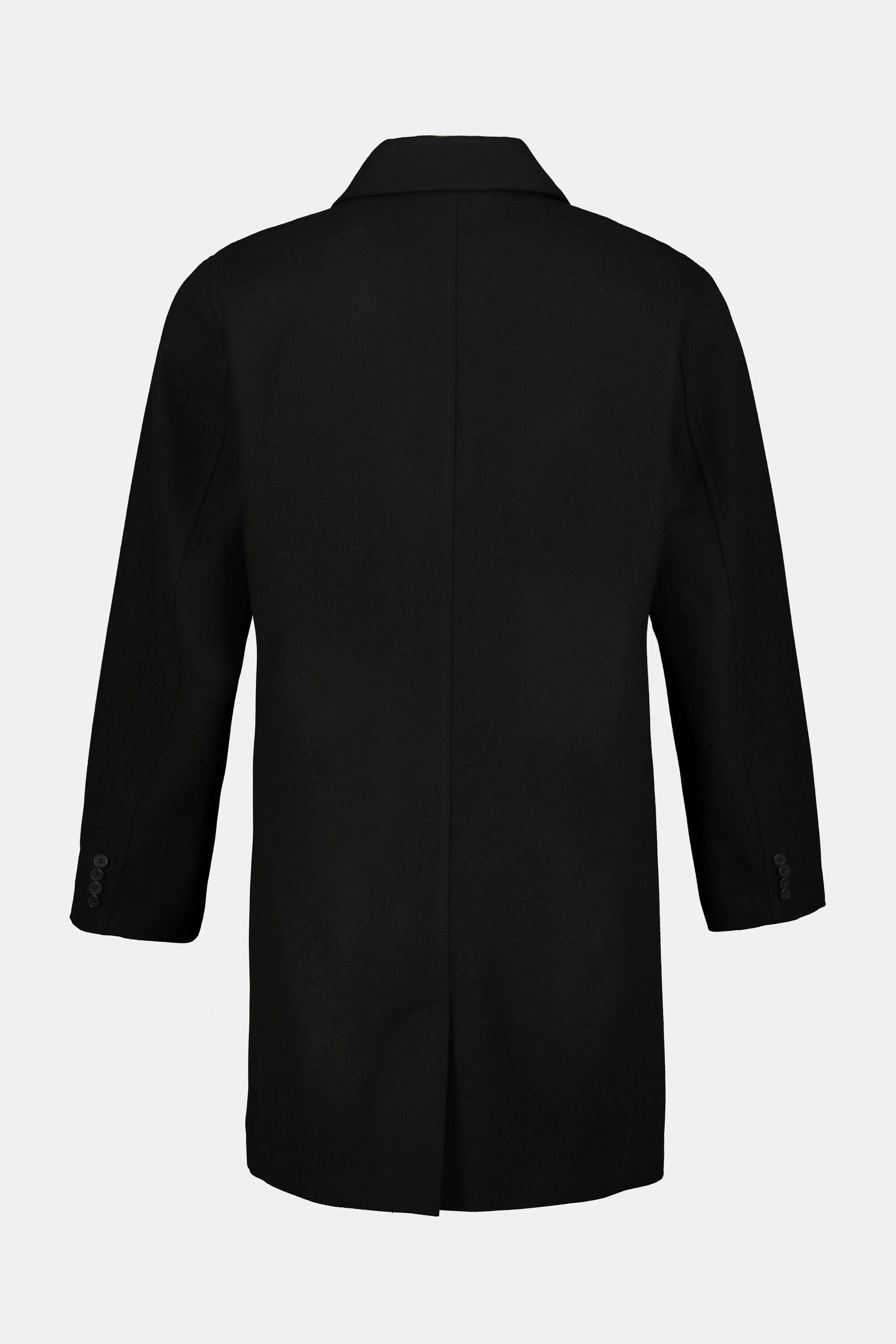 JP1880 Kurzmantel Wollmix Mantel wasserabweisend Hemdkragen