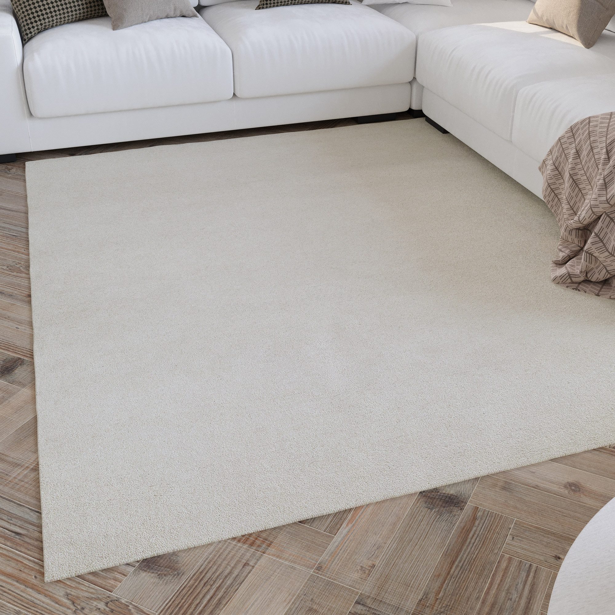Wecon home Wollteppich Hamptons FORTYTHREE, rechteckig, Höhe: 20 mm, Läufer, Schurwolle, Kurzflor, Wohnzimmer, Schlafzimmer, elegant