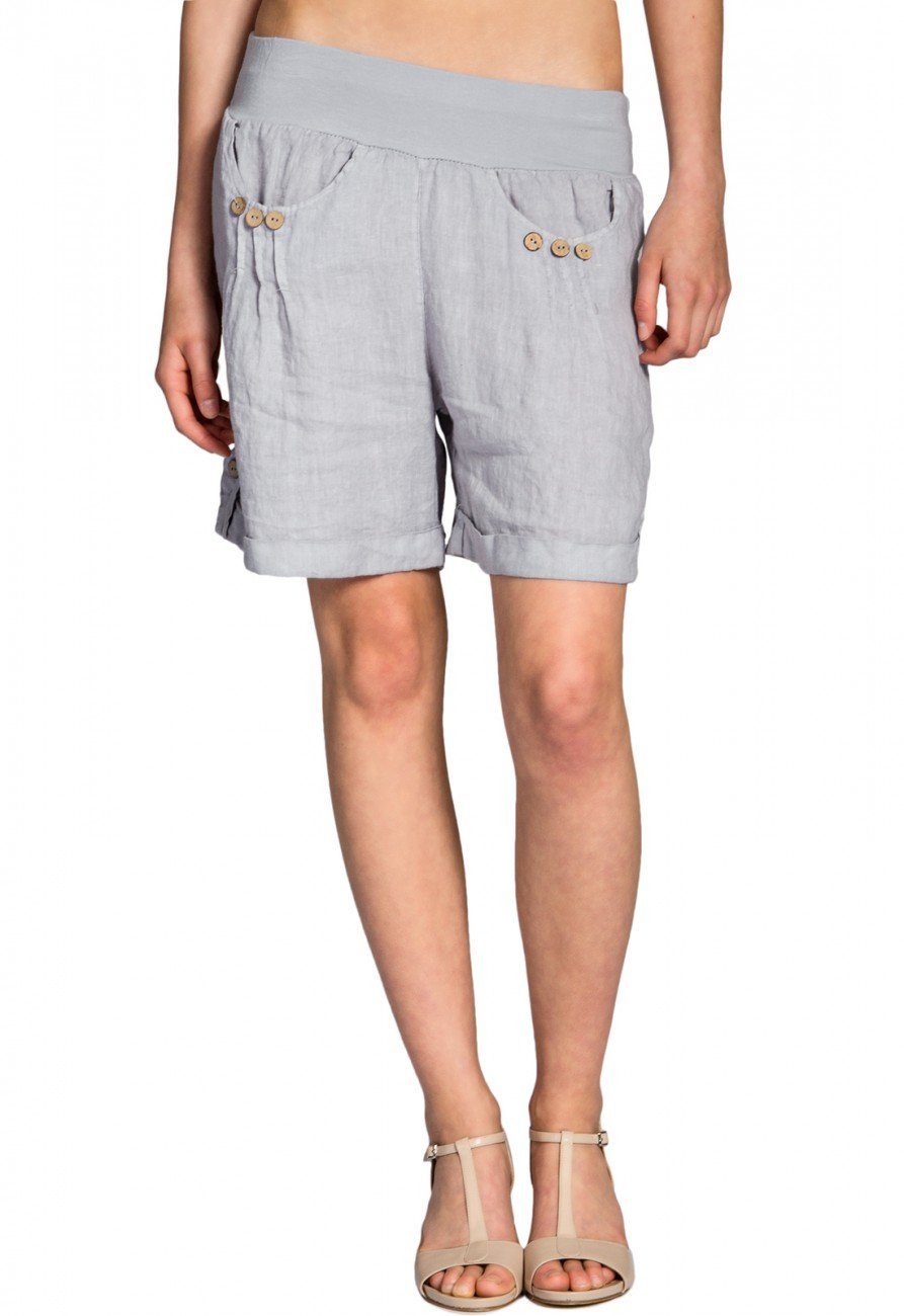 Shorts BST002 Damen Leinen Shorts