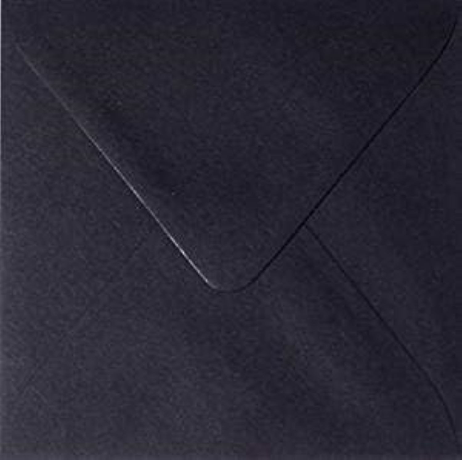Briefumschläge24Plus Briefumschlag 12,5x12,5cm Quatratische 120g feuchtklebend Schwarz 50St., Quadratische Конверты 120g Papier Spitze Klappe
