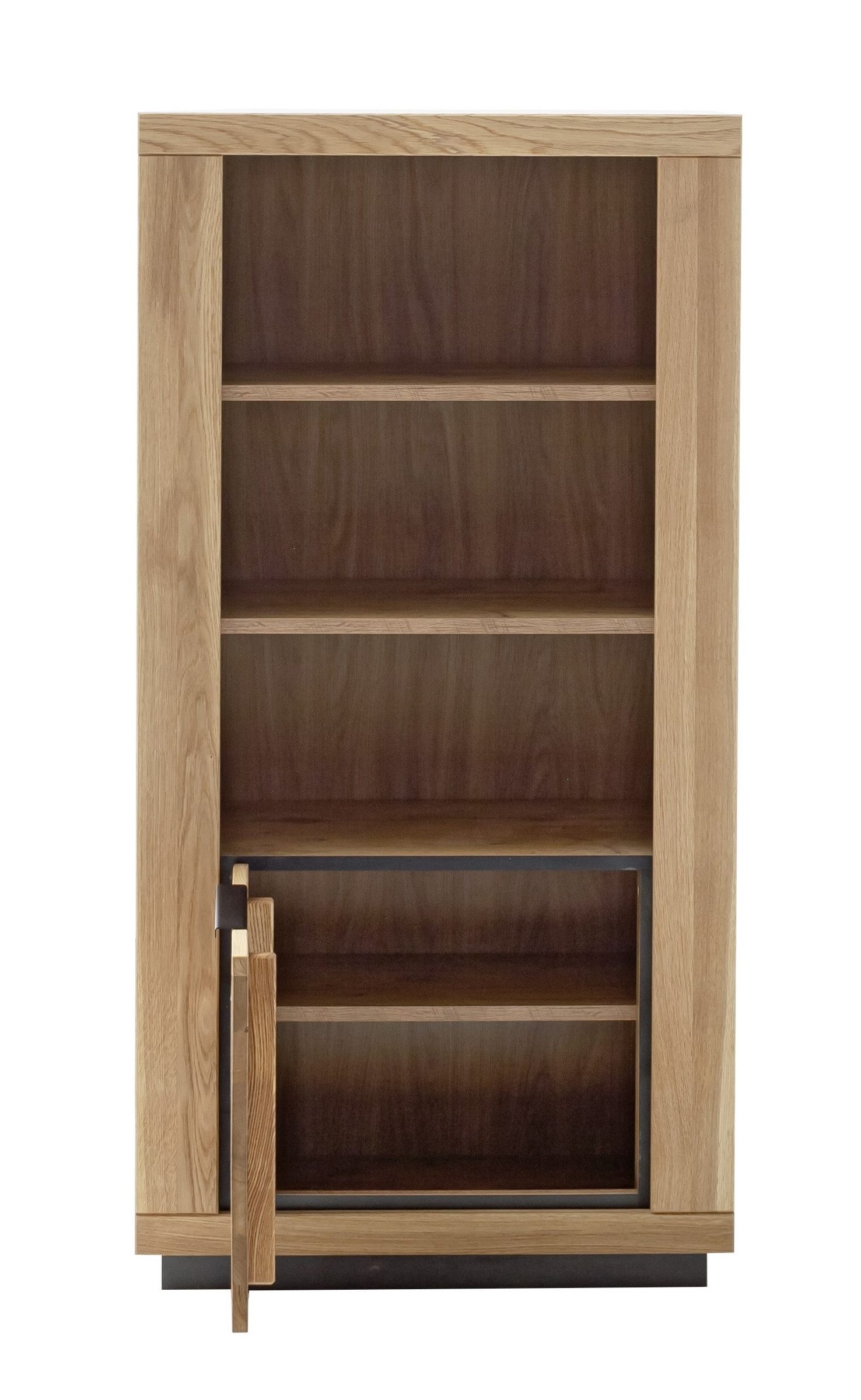 freiraum Regal GRENO, in Wildeiche geölt, Wildeiche teilmassiv - 72x142x40cm (BxHxT)