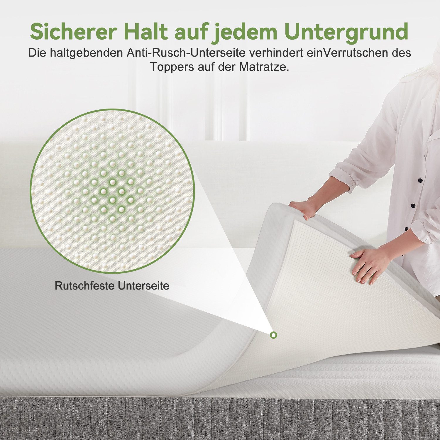 Lexzurn, Topper Topper 90x200 cm, Matratzentopper günstig online kaufen