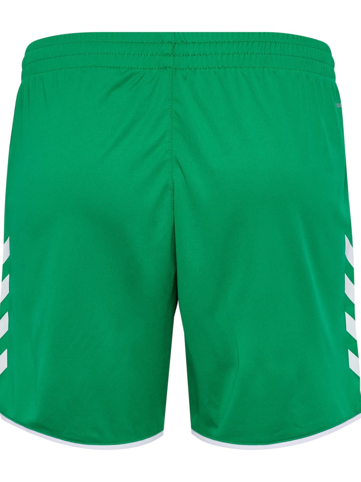 hummel Sporthose hmlCORE 2.0 Shorts (angenehmes Tragegefühl) kurz hellgrün/weiss Damen