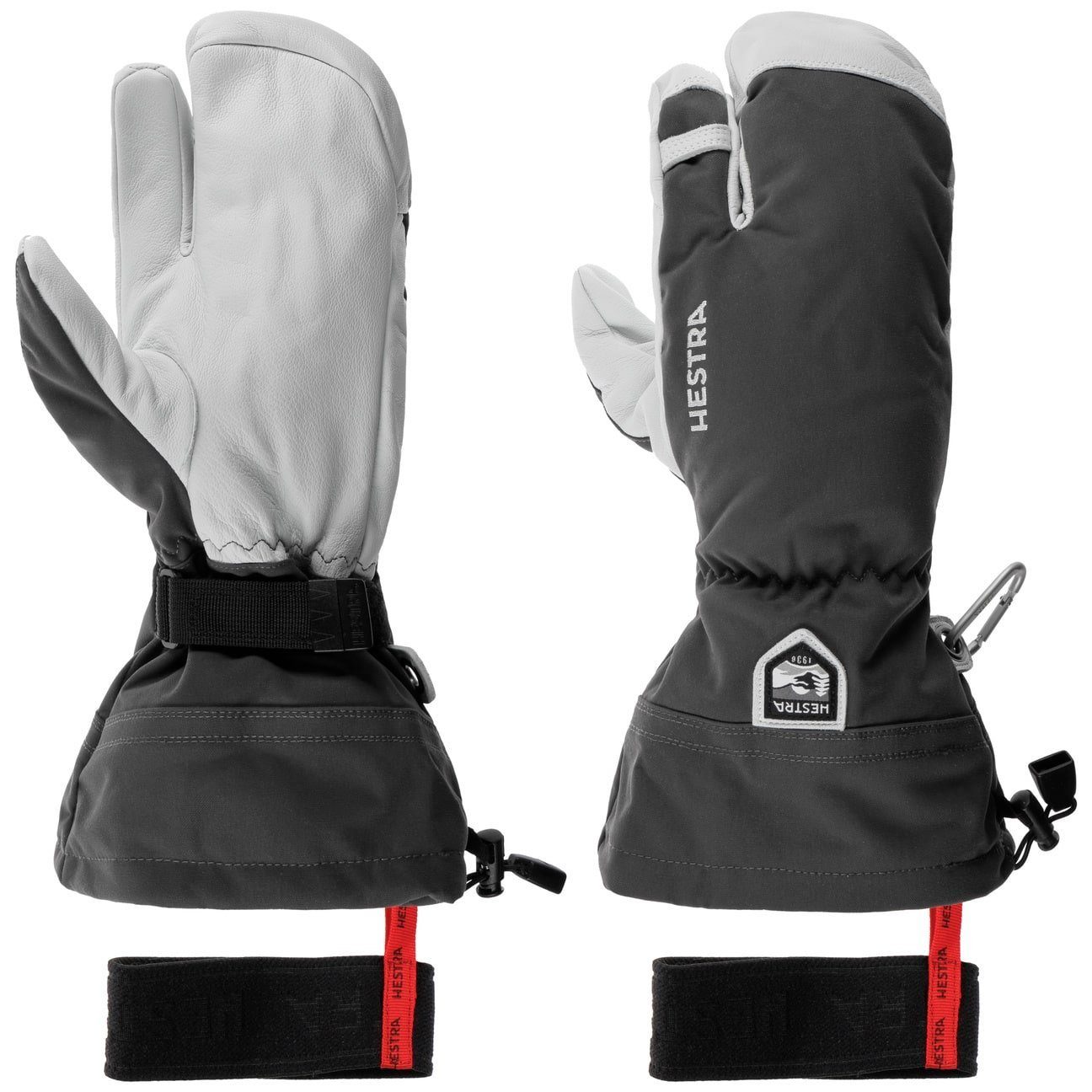 Hestra Skihandschuhe (1-St) Lederhandschuhe mit Futter