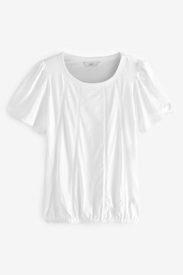 Next T-Shirt T-Shirt mit Rundhalsausschnitt und Ballonsaum (1-tlg),  Aktuelle Mode & Accessoires für die ganze Familie