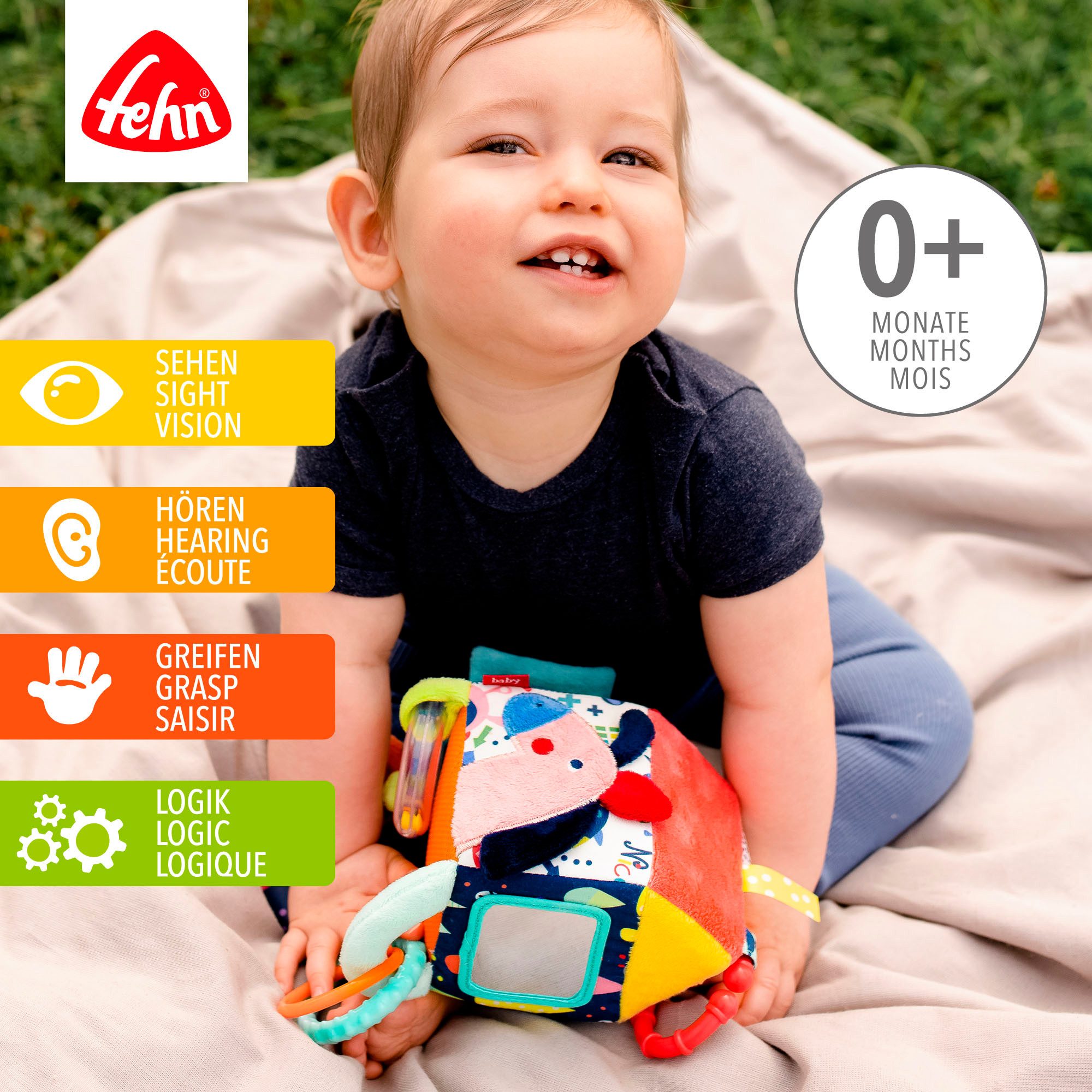 Fehn Greifspielzeug COLOR Friends, Activity-Haus günstig online kaufen