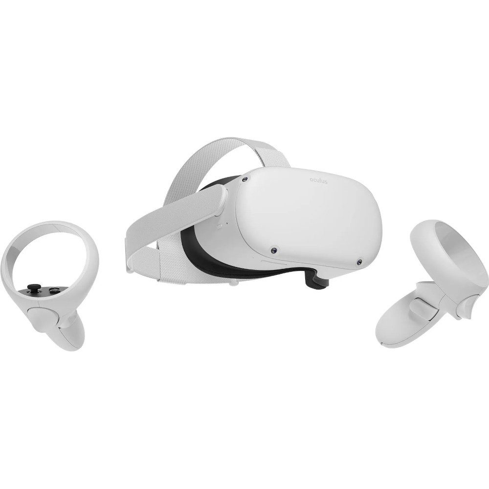 Meta Meta Quest 2 – 128 GB All‑in‑One VR‑Headset Virtual-Reality-Brille (128 GB All‑in‑One VR, Snapdragon XR2, 90 Hz Grafik, Wi‑Fi 6)