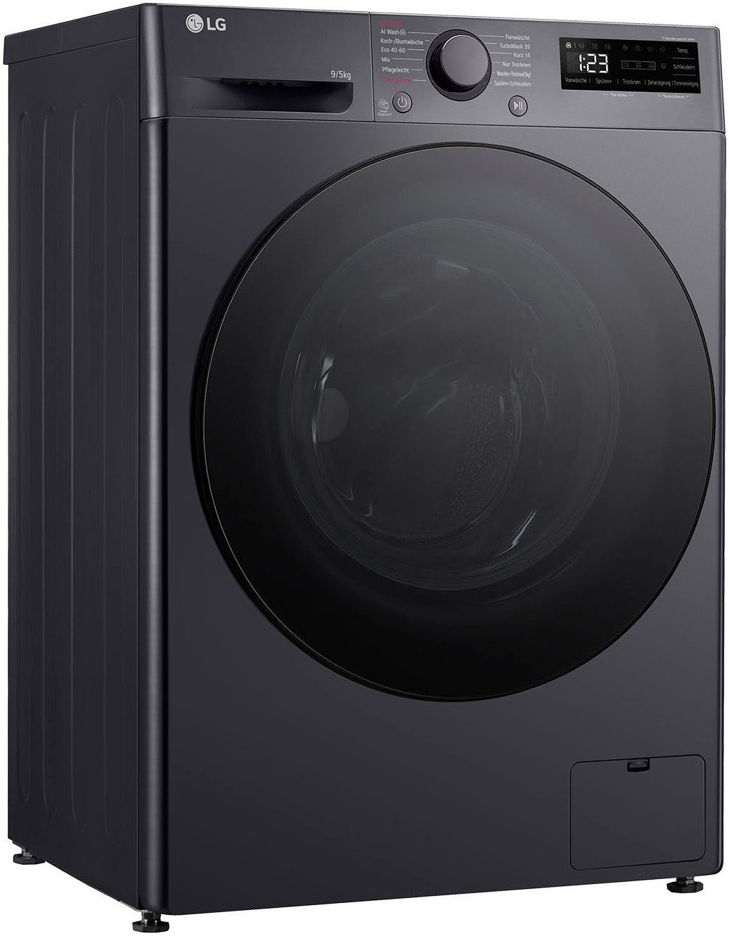 Valentinstagsgeschenk LG Waschtrockner 5 V5WD95SLIMB, 9 kg, 5 kg, 1200 U/min, schwarz