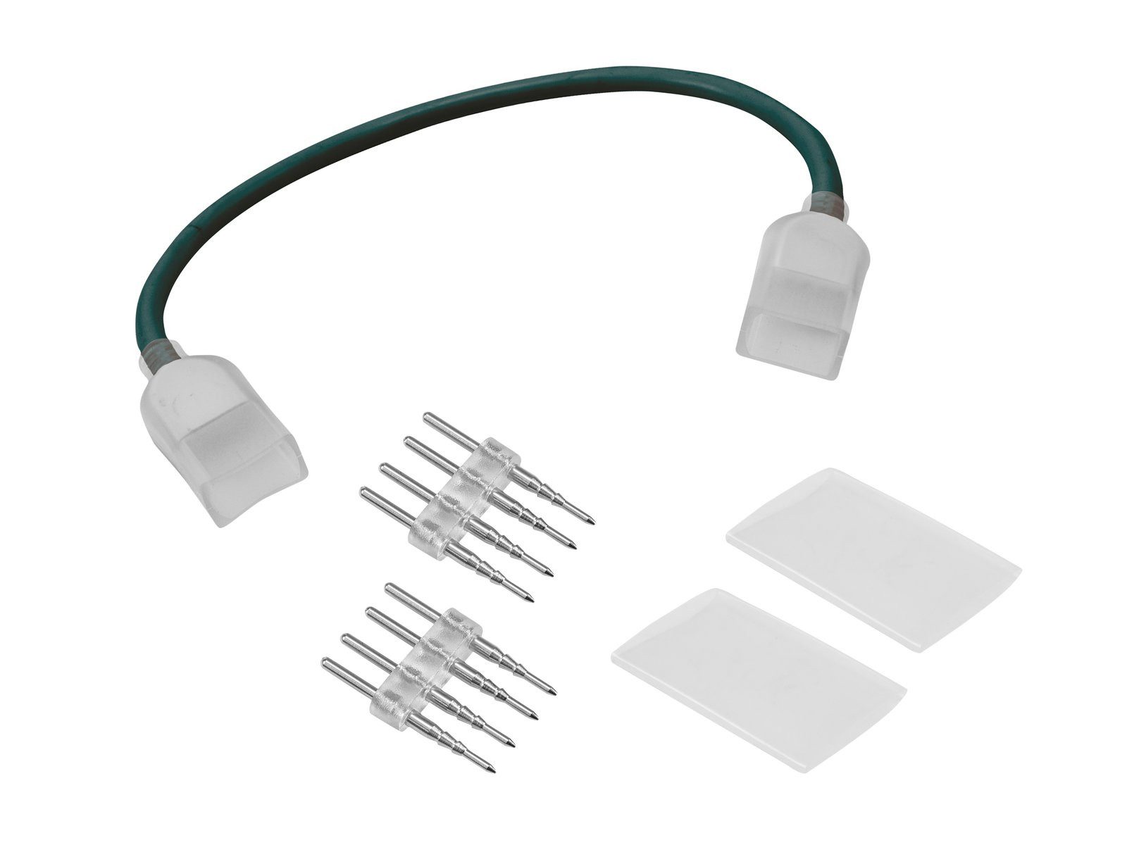 LED Stripe EUROLITE LED Neon Flex 230V Slim RGB flexibler Verbinder