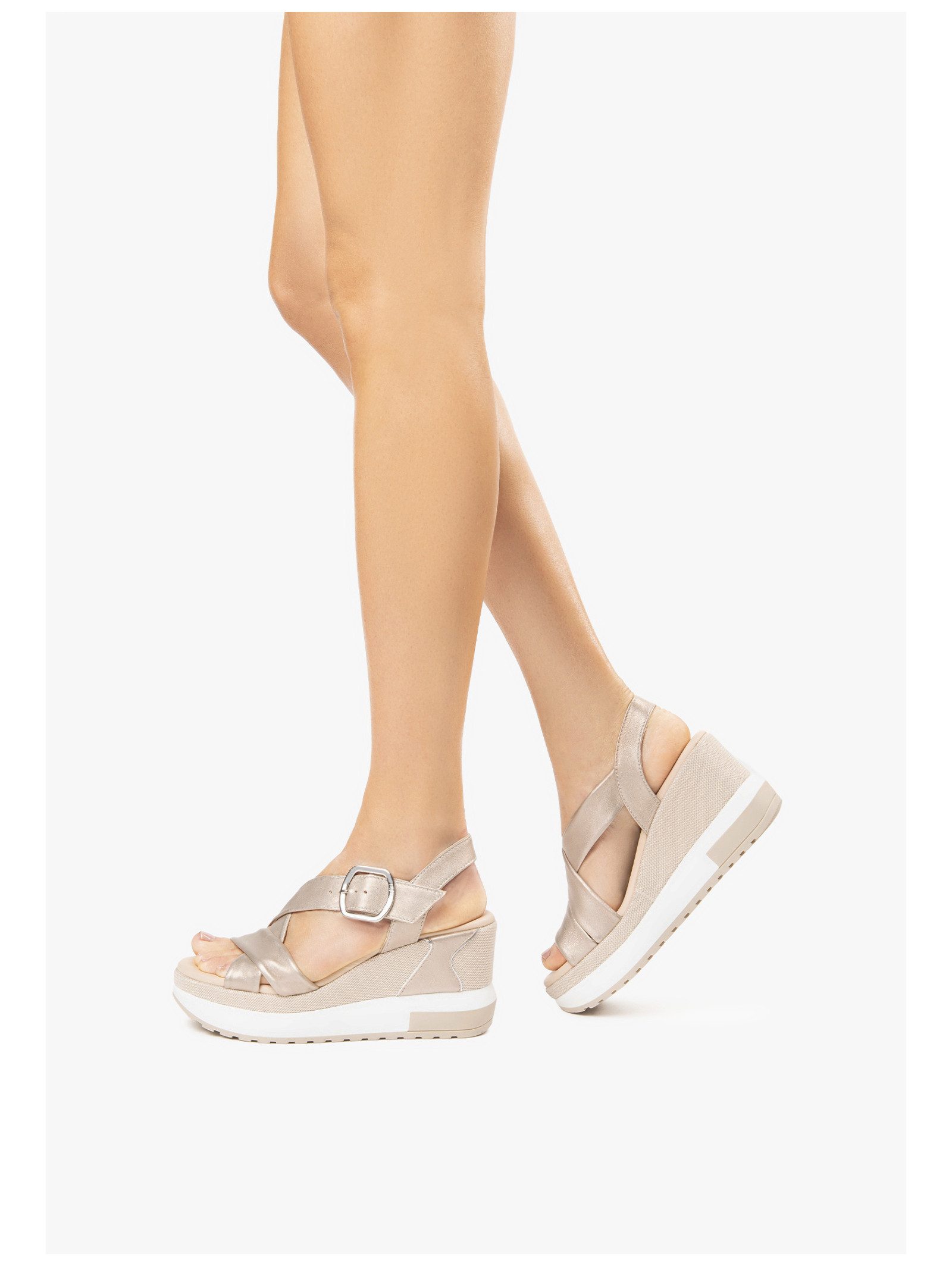 Nero Giardini Nero Giardini Sandalen Leder Keilsandalette