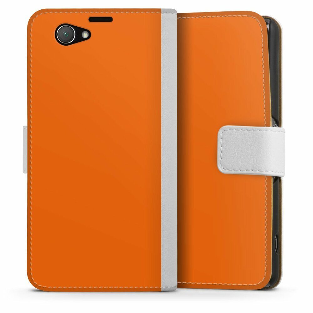 DeinDesign Handyhülle »Mandarine« Sony Xperia Z1 Compact, Hülle, Handy Flip  Case, Wallet Cover, Handytasche Leder einfarbig orange Farbe online kaufen  | OTTO