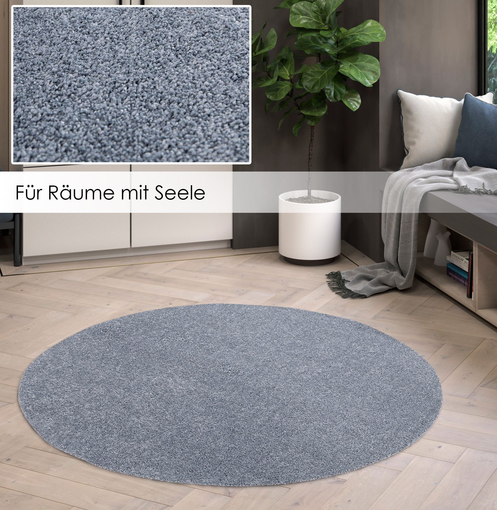 DomDeco Teppich Waschbarer Kurzflorteppich, superweich, pflegeleicht, günstig online kaufen