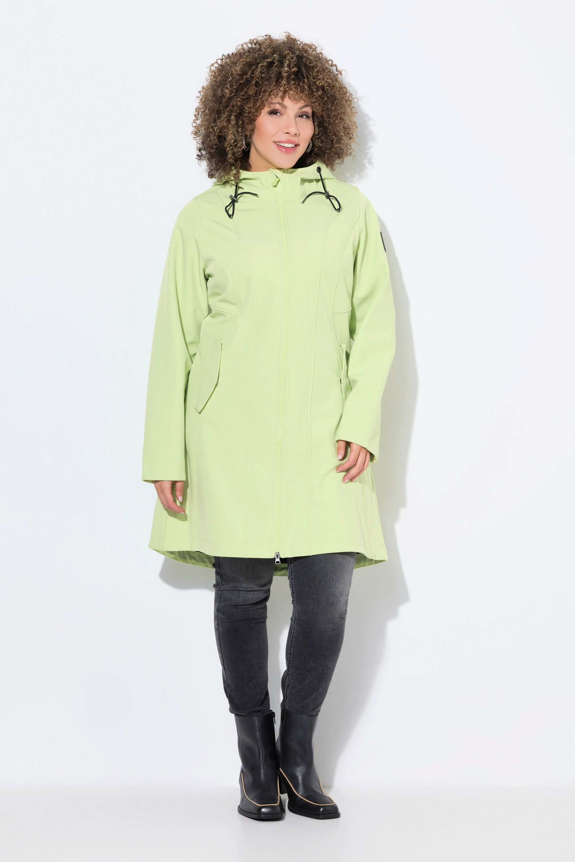 Ulla Popken Wintermantel HYPRAR Softshelljacke wasserabweisend