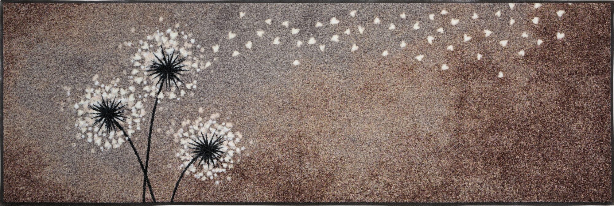 Erwin Müller Fußmatte Fußmatte "Pusteblume", eckig, Höhe: 7 mm, gemustert