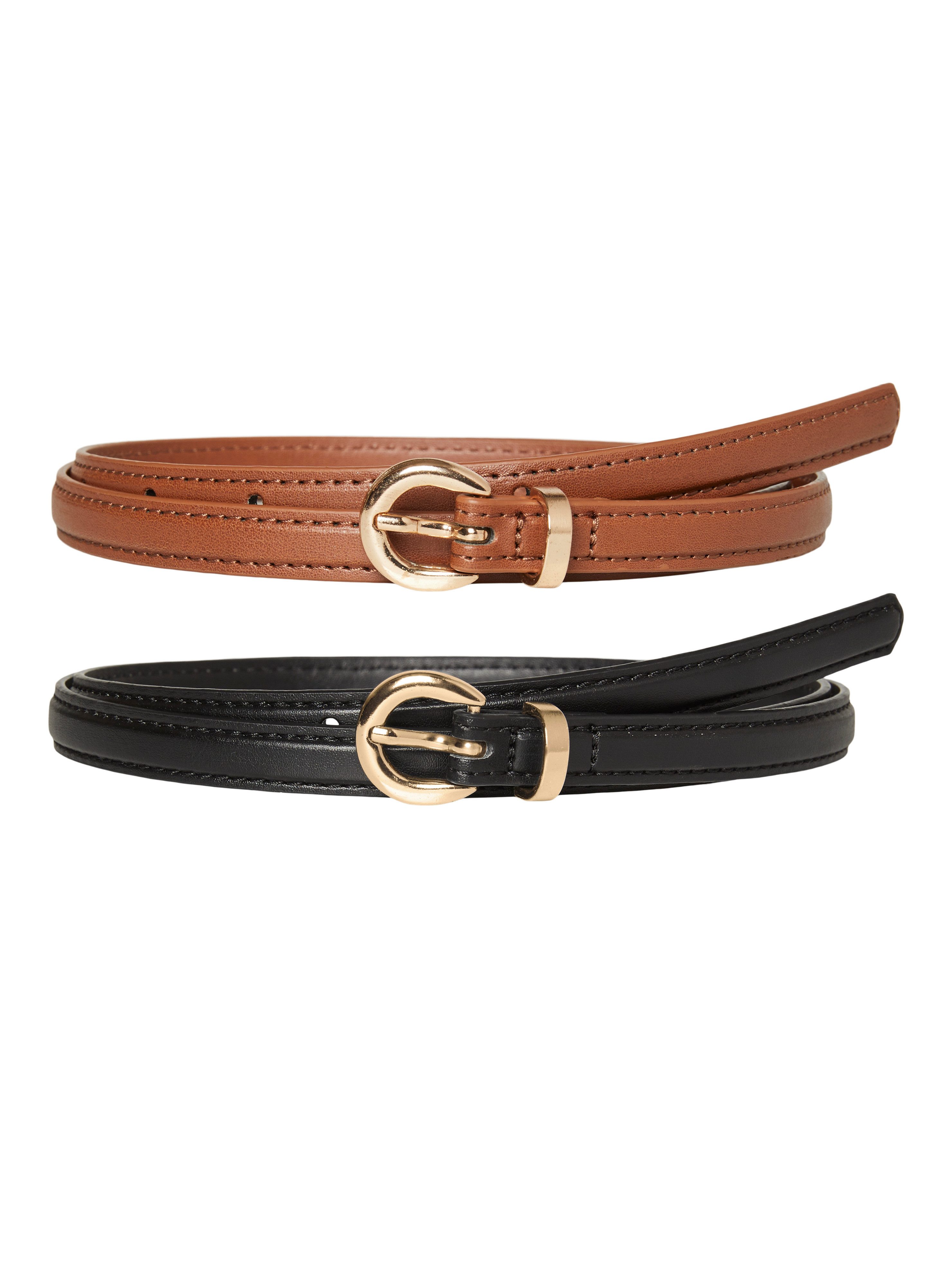 Vero Moda Taillengürtel VMKATJA COATED BELT 2-PACK NOOS (Packung, 2-St) – Bild 3 von 3