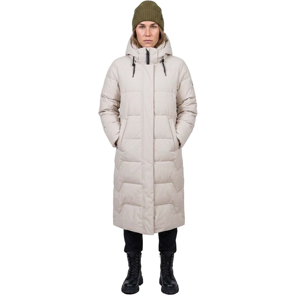HALTI Outdoorjacke Brahe Puffer Long Winter Jacket Women's Stilvoller und funktionaler Wintermantel mit winddichtem Schutz und