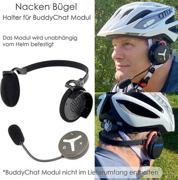 BuddyChat Flexible Nackenbügel-Halterung für BuddyChat Bluetooth-Kopfhörer (Flexible Nackenbügel-Halterung, für, BuddyChat, Bluetooth, Headset, Freisprecheinrichtung)