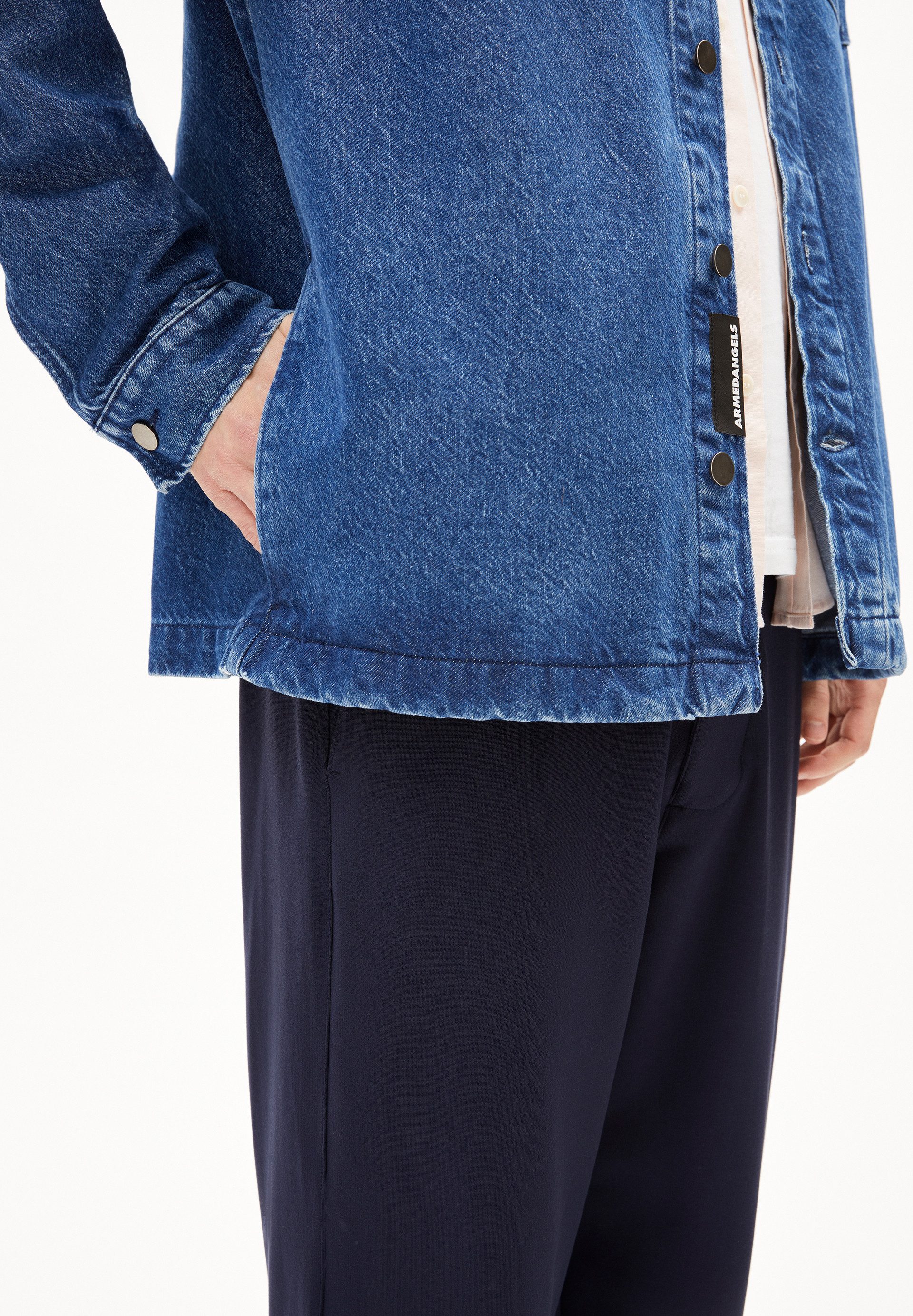 Armedangels Blouson YUNAAI Overshirt aus Bio-Baumwoll Mix Relaxed Fit