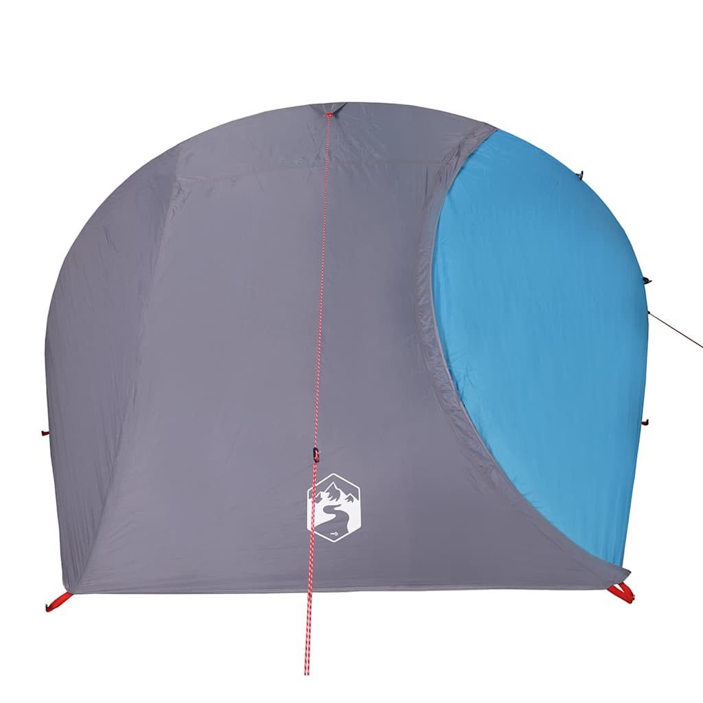 vidaXL Kuppelzelt Kuppel-Campingzelt 4 Personen Blau Wasserdicht, (1 tlg)
