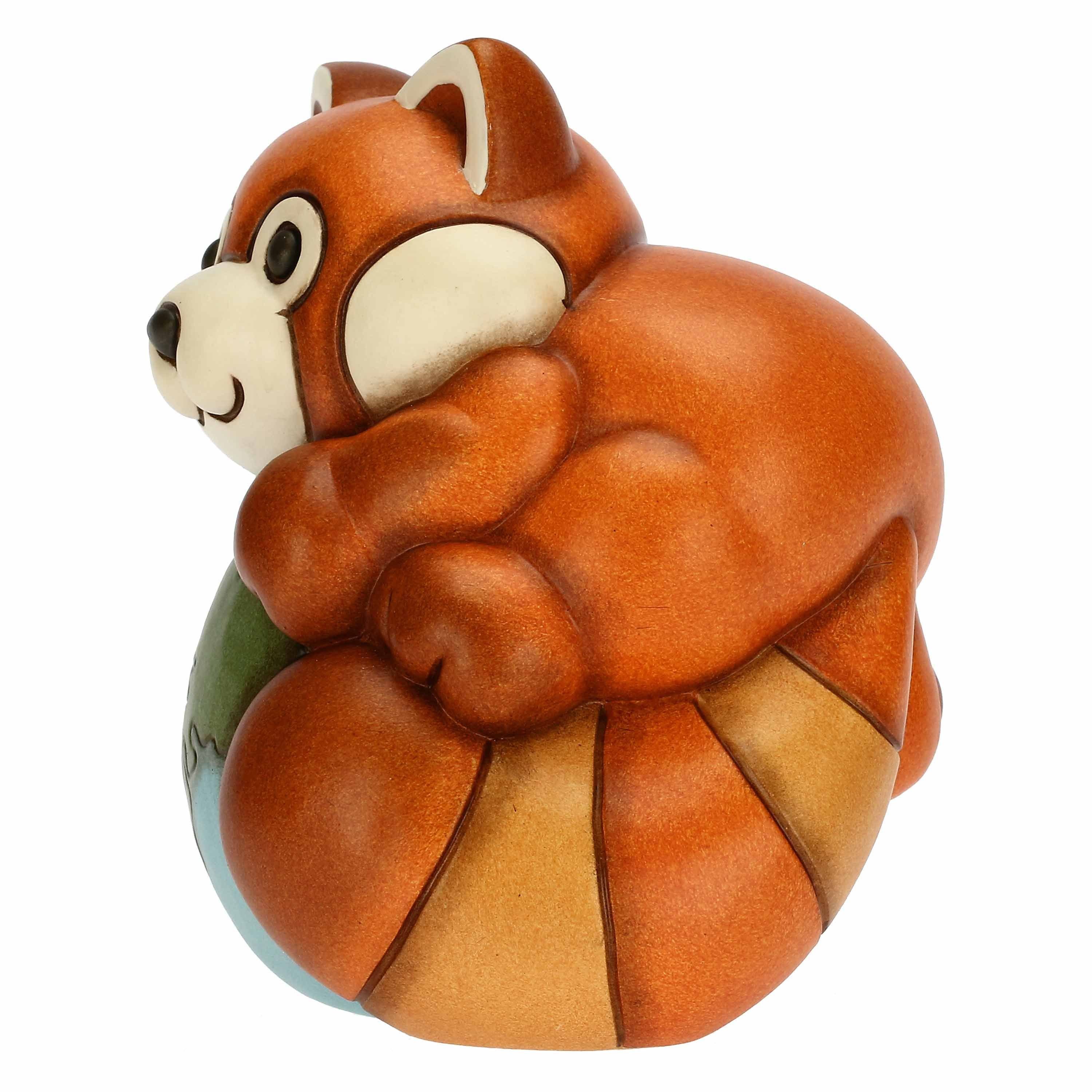 THUN 'Roter Dekofigur mit Keramik' 2023 Dreamer SpA Weltkugel Panda THUN aus