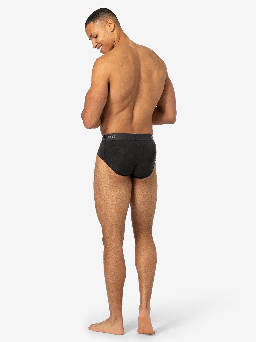 SUPER.NATURAL Boxershorts für Herren, Merino TUNDRA175 SLIP weich, lightweight, atmungsaktiv