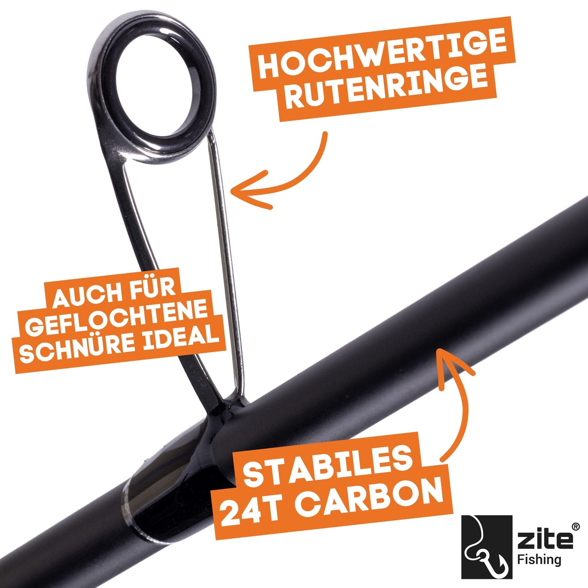 Zite Spinnrute Inzite Base Stick 255cm Spinnrute Zander/Hecht/Barsch