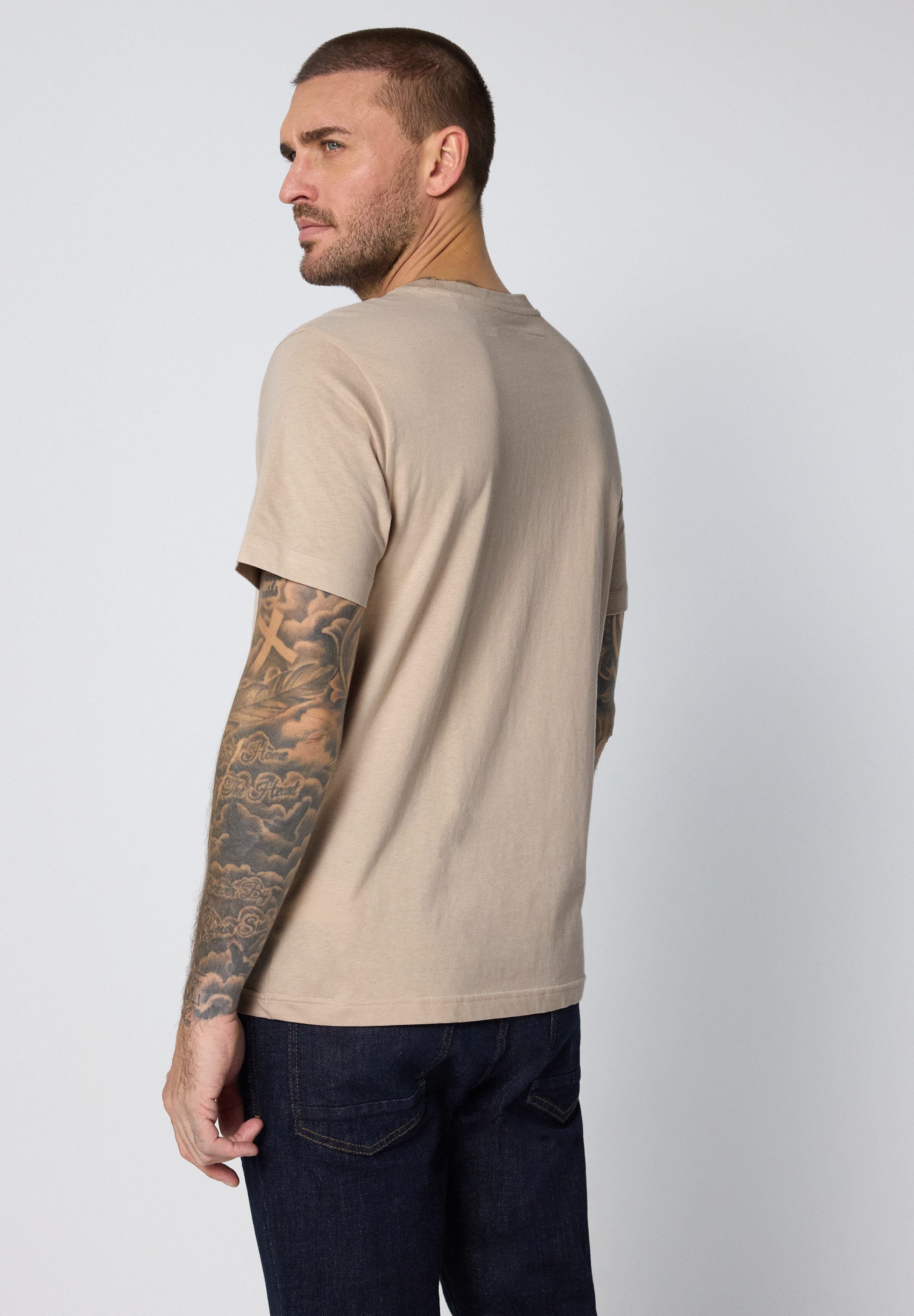 STREET ONE MEN T-Shirt aus reiner Baumwolle